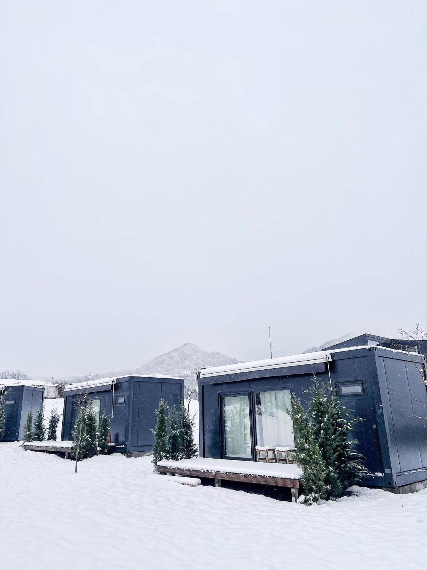 Hotel Flandra Glamping Corbeni Exterior foto